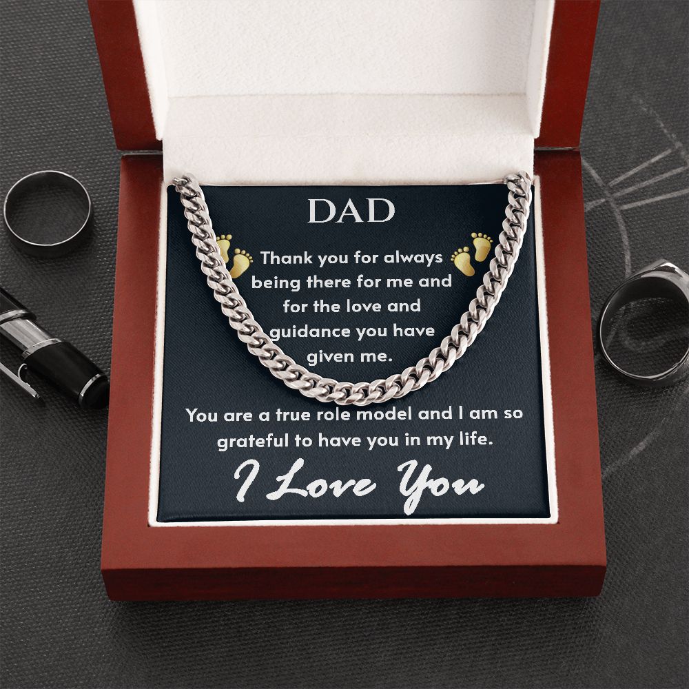 To Dad - Cuban Link Chain