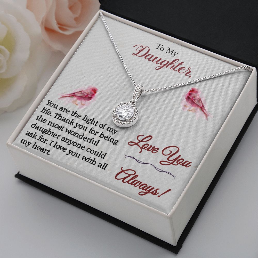 To My Daughter - Eternal Love Necklace