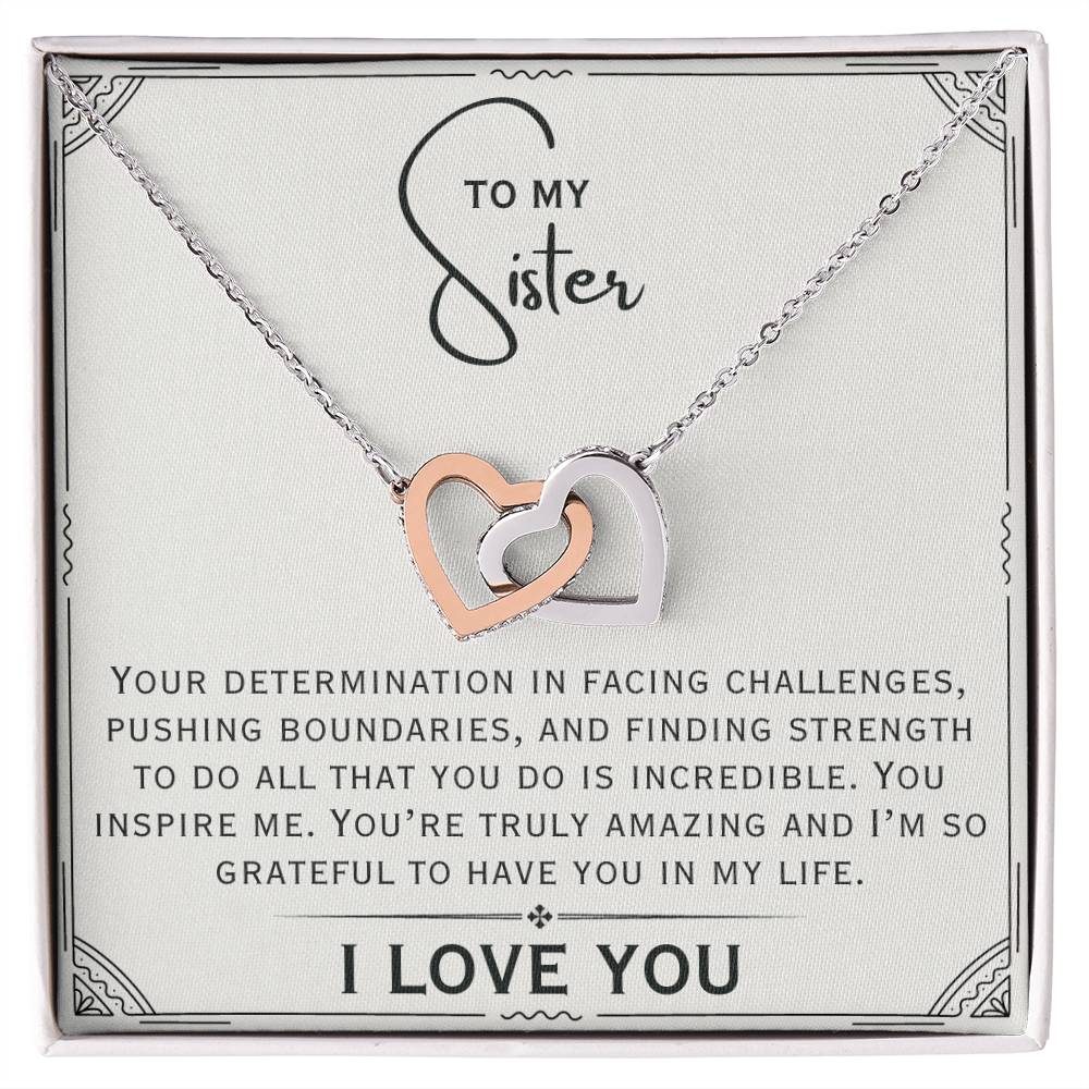 Truly Amazing - Interlocking Hearts Necklace