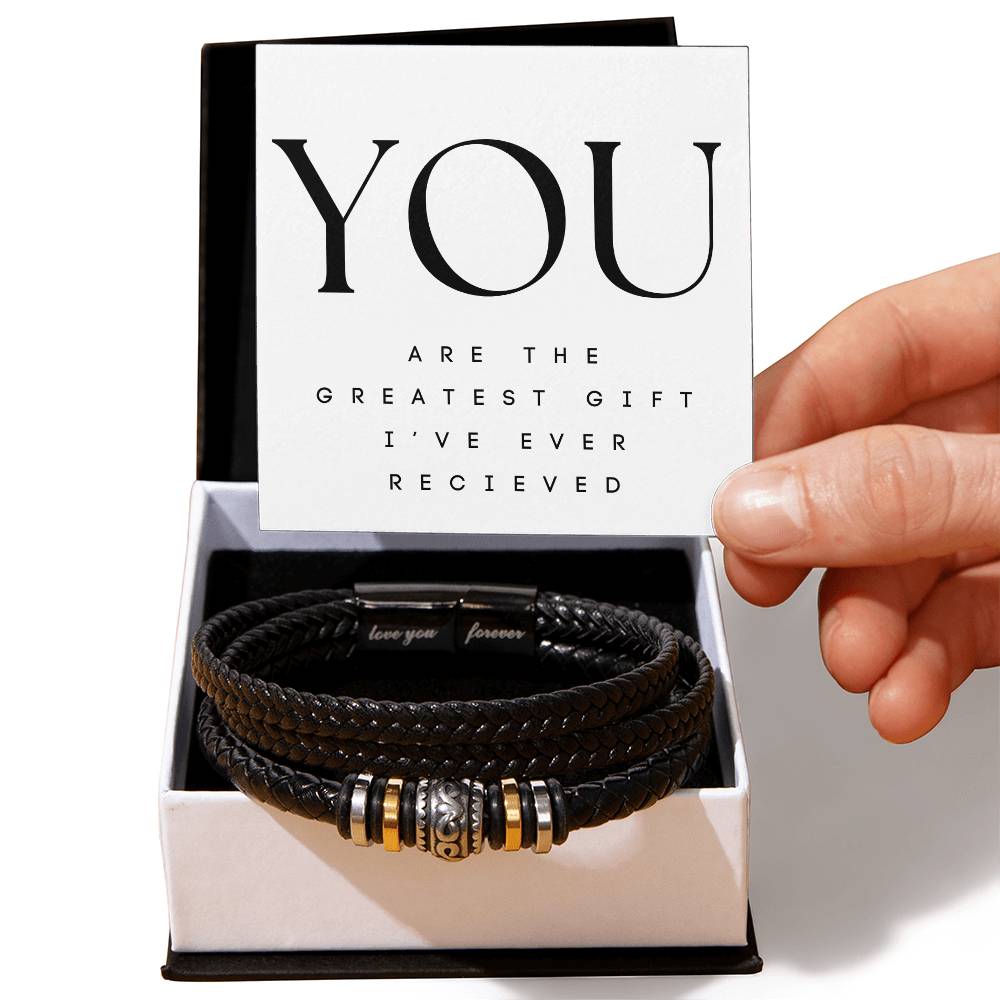 You Are The Greatest Gift Men's Bracelet