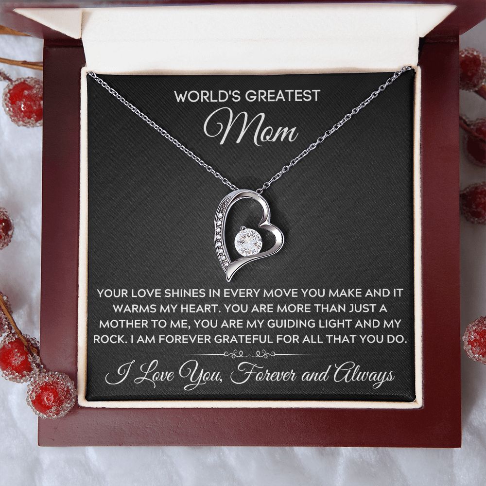 Necklace that shines hot sale i love you