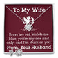 To My Wife - Love Knot Necklace and Earring Set