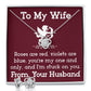 To My Wife - Love Knot Necklace and Earring Set