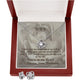 To My Wife From Husband, Love Knot Necklace & Earring Set