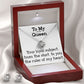 To My Queen - Love Knot Necklace and Earring Set