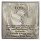 To My Love, From Your Love, To My Wife From Husband Alluring Beauty Necklace