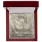 To My Love, From Your Love, To My Wife From Husband Alluring Beauty Necklace