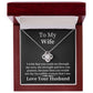 To My Wife - Love Knot Necklace