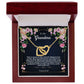 To My Grandma - Interlocking Hearts Necklace
