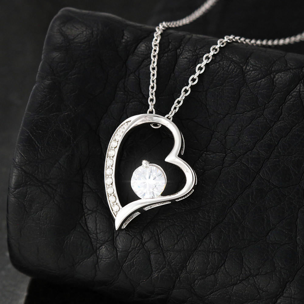 To My Wonderful Mother - Forever Love Necklace - Special Piece Of My Heart