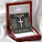 To Grandpa - Artisan Crafted Stainless Steel Cross