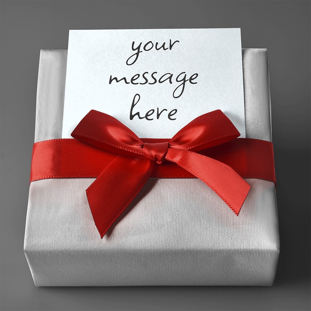 Gift Wrap with Personalized Message - PerfPiece